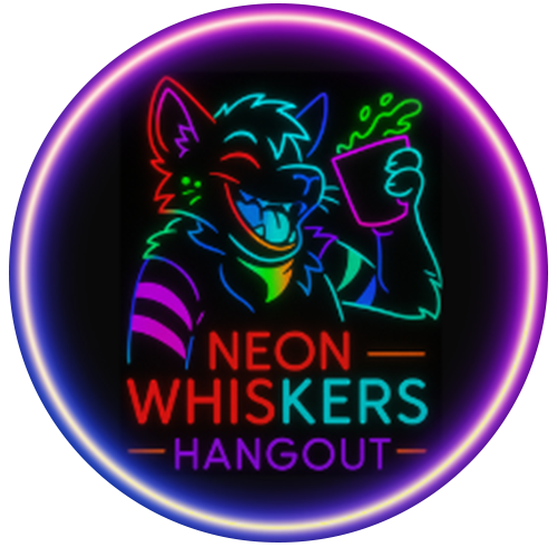 Neon Whiskers Hangout logo